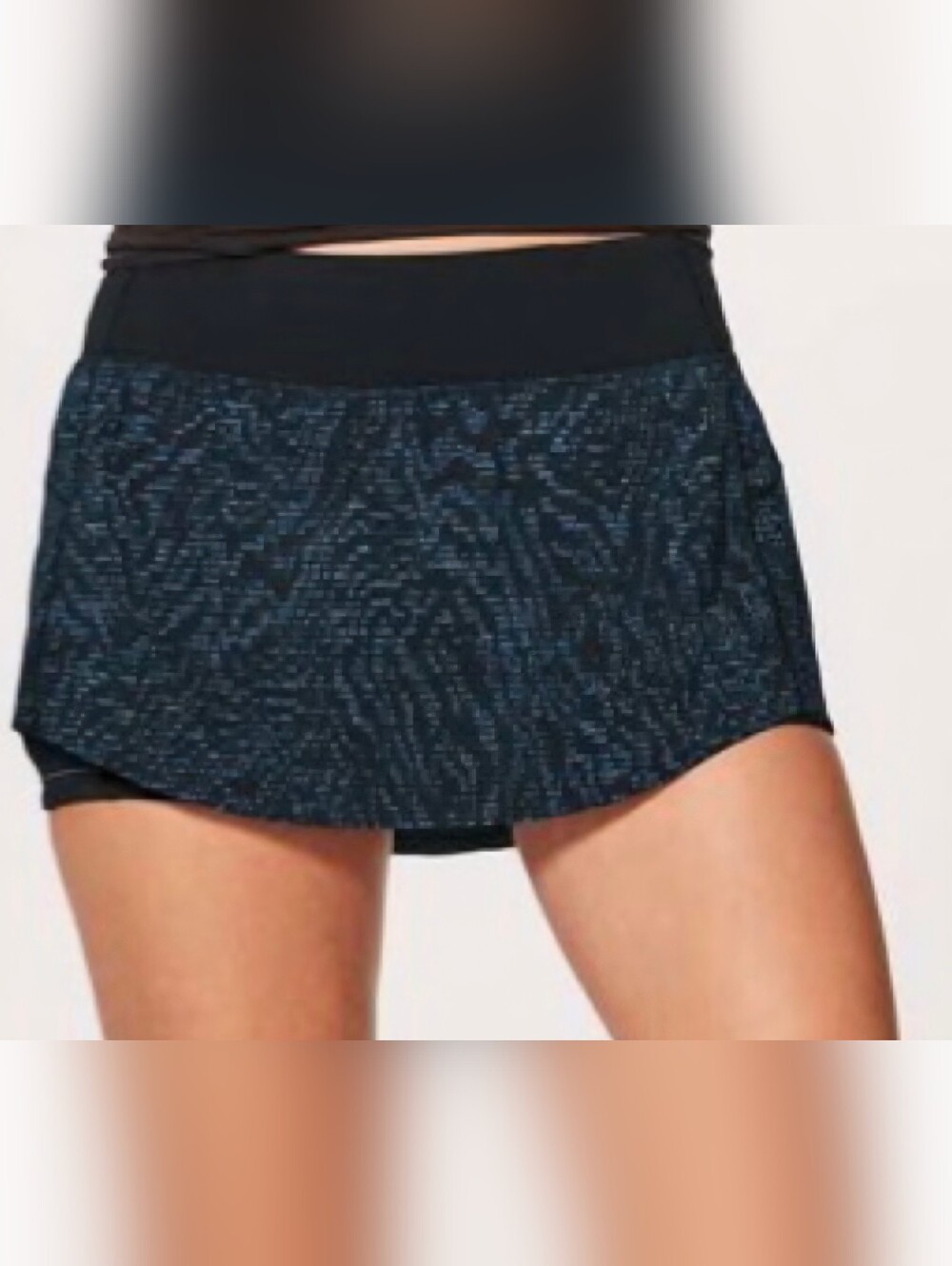 Lululemon Final Lap Skirt Skort Women’s Sz 6 Pulse Capri Black Tennis Pockleball